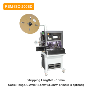 Semi-automatic Seal Insertion, Wire Stripping & Crimping Machine (Double Wires) RSM-ISC-200SD