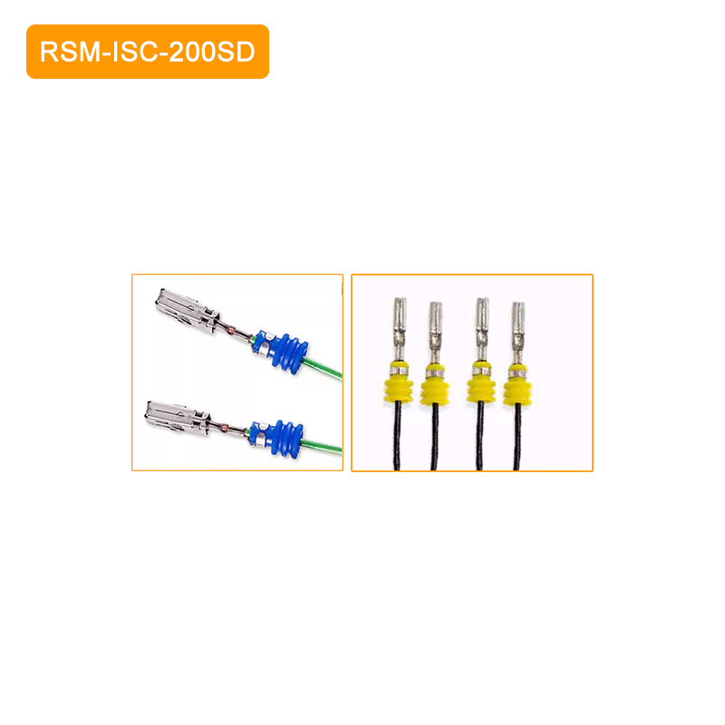 RsM-ISC-200SD.2 Semi-automatic Seal Insertion, Wire Stripping & Crimping Machine (Double Wires) RSM-ISC-200SD