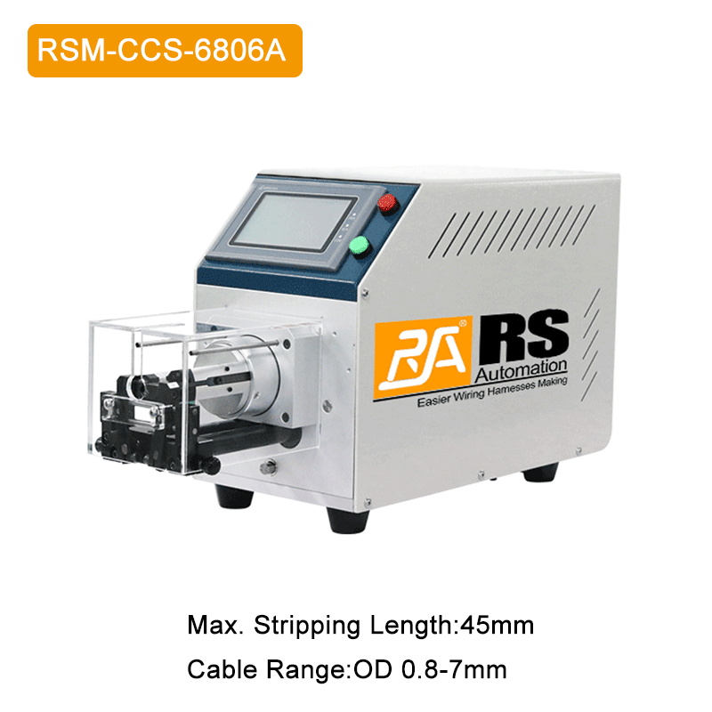 Semi-automatic Coaxial Cable Stripping Machine RSM-CCS-6806A