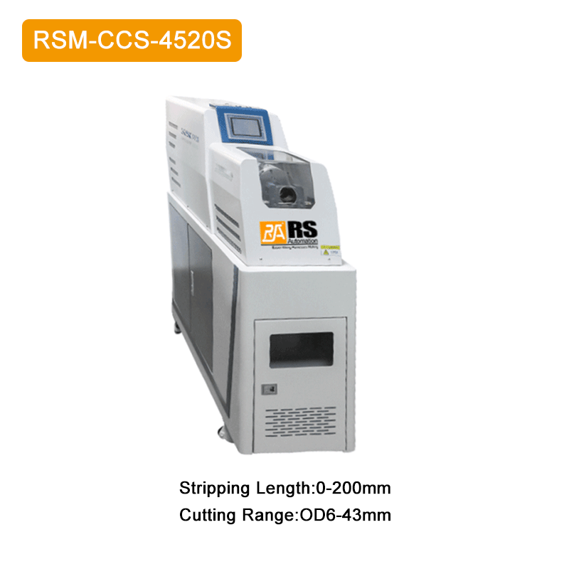 Semi-automatic large Square Cable Rotary Stripping RSM-CCS-4520S