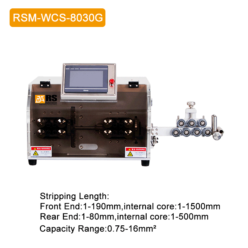 Sheath Cable Cutting & Stripping Machine RSM-WCS-8030G
