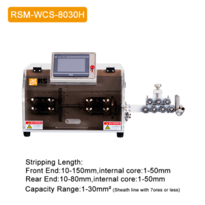 Sheath Cable Cutting & Stripping Machine RSM-WCS-8030H
