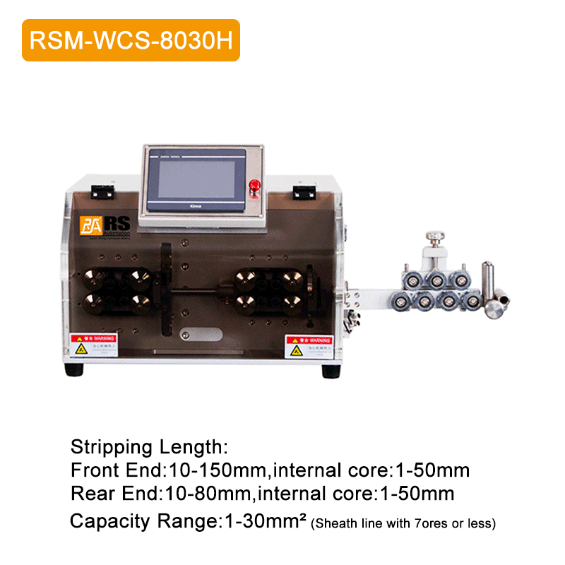 Sheath Cable Cutting & Stripping Machine RSM-WCS-8030H