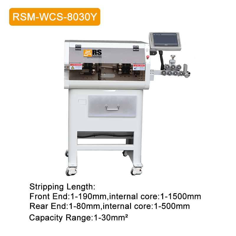 Sheath Cable Cutting & Stripping Machine RSM-WCS-8030Y