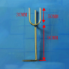 L-type Base 3pin Fork U10-U60 RS-DZ017/DZ018/DZ019/DZ020/DZ021/DZ022/DZ023/DZ024/DZ025/DZ026