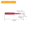 Half-round Terminal Removal Tool DAK83S-20(M81969/17-09)