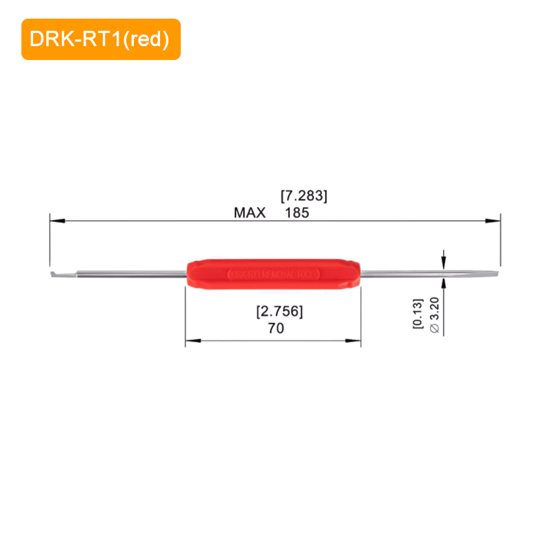 Special-shaped Terminal Removal Tool DRK-RT1 (red)