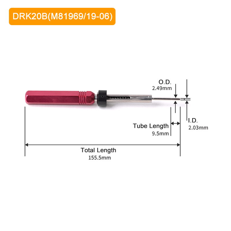 Terminal Removal Tool DRK20B(M81969/19-06)