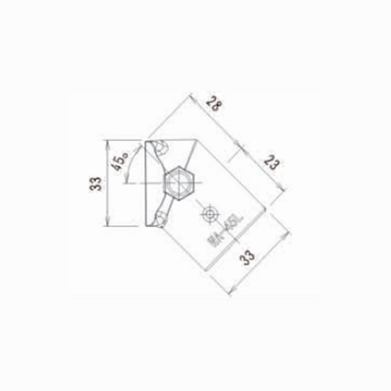 Aluminum Joint WA-45L,WA-45R