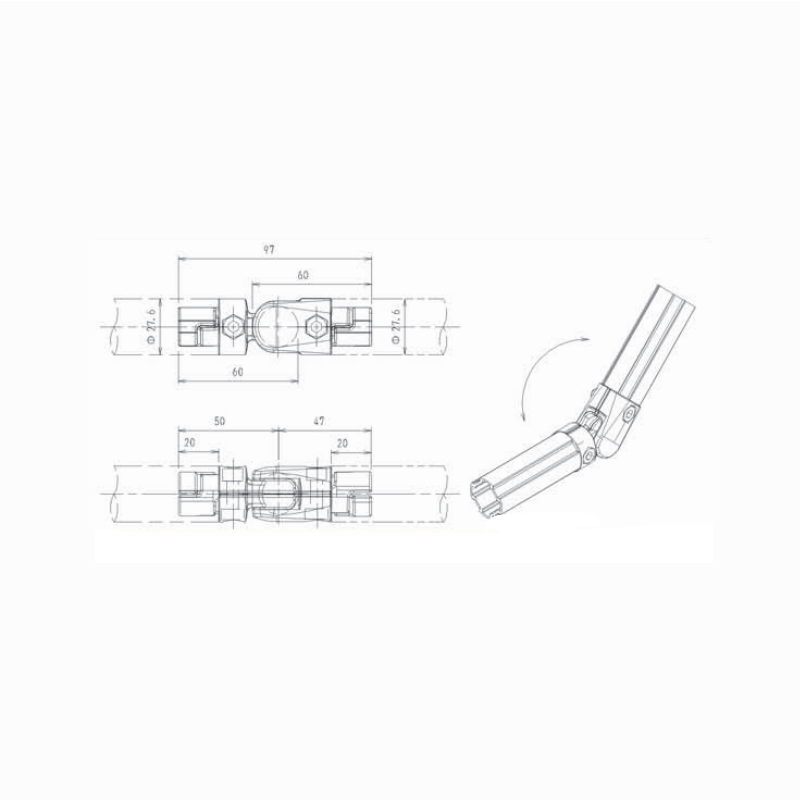 Heavy-duty Aluminum Joint WB-LC