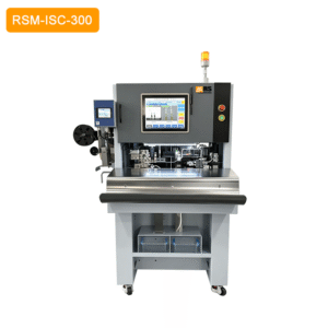 RSM-ISC-300 Semi-automatic Seal Insertion, Wire Stripping & Crimping Machine (Three Wires) RSM-ISC-300